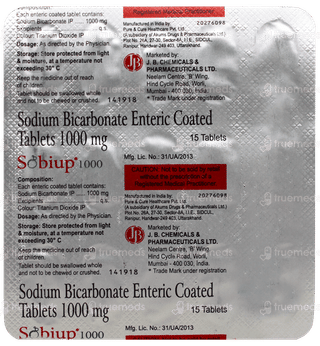 Sobiup 1000 Tablet 15