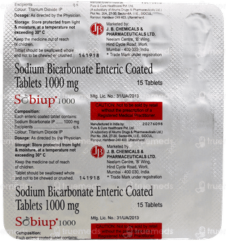 Sobiup 1000 Tablet 15