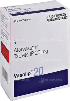 Vasolip 20 Mg Tablet 10