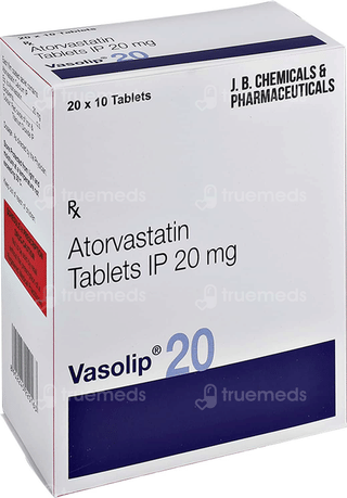 Vasolip 20 Mg Tablet 10