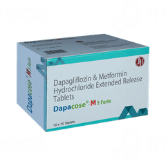 Dapacose M 5 Forte Tablet 10 Dapacose M 5 Forte Tablet 10