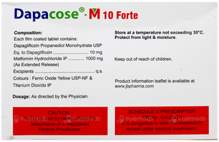 Dapacose M 10 Forte Tablet 10