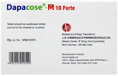 Dapacose M 10 Forte Tablet 10 Dapacose M 10 Forte Tablet 10