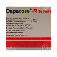 Dapacose M 10 Forte Tablet 10 Dapacose M 10 Forte Tablet 10