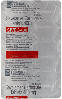 Sivel 400 Tablet 10 Sivel 400 Tablet 10