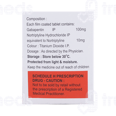 Baga Nt 100/10 MG Tablet 15