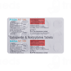 Baga Nt 100/10 MG Tablet 15