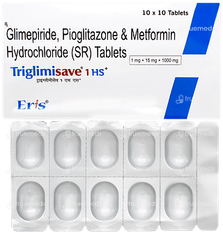 Triglimisave 1 Hs+tablet 10