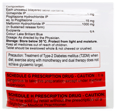 Triglimisave 1 Hs+tablet 10