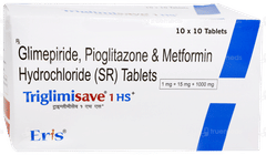 Triglimisave 1 Hs+tablet 10