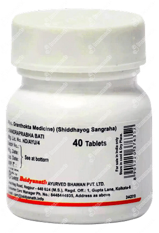 Baidyanath Chandraprabha Bati Tablet 40