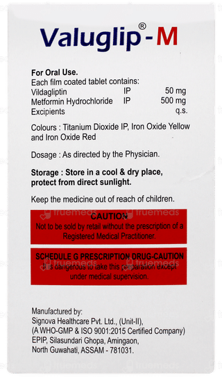 Valuglip M Tablet 15
