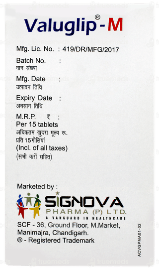 Valuglip M Tablet 15