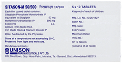 Sitason M 50/500 Tablet 10