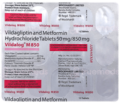 Vildalog M 850 Tablet 15 Vildalog M 850 Tablet 15
