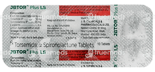 Jbtor Plus Ls 25/10 MG Tablet 10