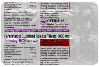 Paraday 1000 Tablet 10