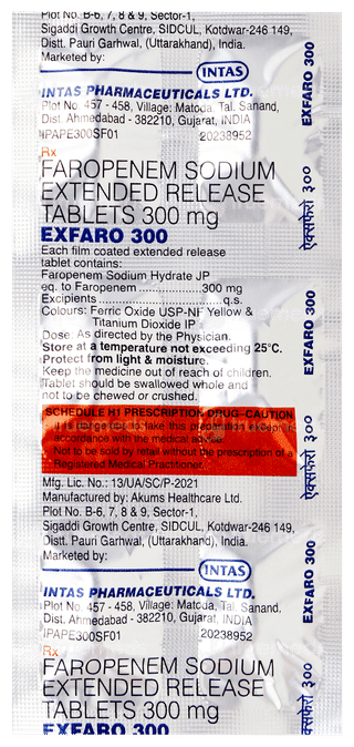 Exfaro 300 Tablet 6