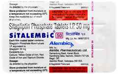 Sitalembic 50 Tablet 15