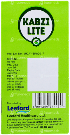 Kabzi Lite Tablet 30