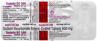 Sodafix Ec 500 Tablet 10