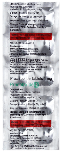 Prucolpride 1 Tablet 10