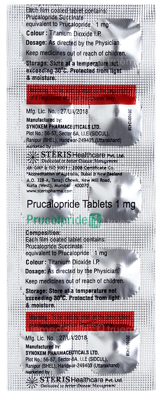 Prucolpride 1 Tablet 10