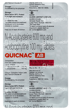 Quicnac Ab Tablet 10