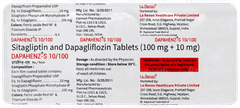 Dapahenz S 10/100 Tablet 10 Dapahenz S 10/100 Tablet 10