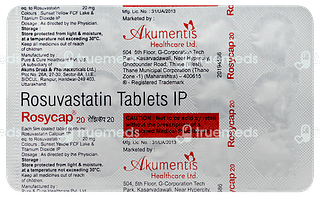 Rosycap 20 MG Tablet 15