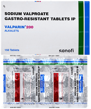 Valparin 200 Tablet 15