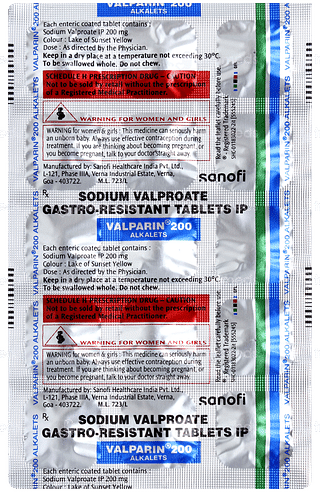 Valparin 200 Tablet 15