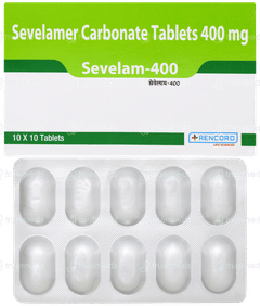 Sevelam 400 Tablet 10