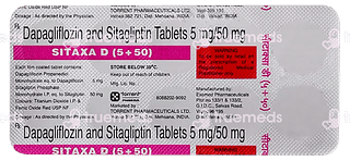 Sitaxa D 5/50 MG Tablet 10