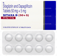 Sitaxa D 50+5 Tablet 10 Sitaxa D 50+5 Tablet 10