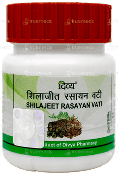 Patanjali Divya Shilajeet Rasayan Vati Tablet 60 Patanjali Divya Shilajeet Rasayan Vati Tablet 60