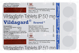 Vildagard 50 MG Tablet 15