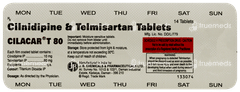 Cilacar T 80 Tablet 14