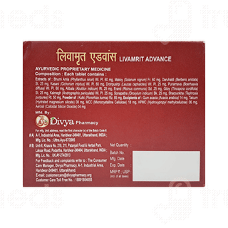 Patanjali Divya Livamrit Advance Tablet 60