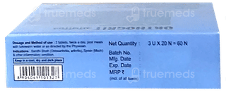 Patanjali Divya Orthogrit 3 Pack Of 20 Tablets