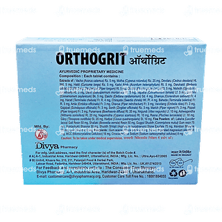 Patanjali Divya Orthogrit Tablet 60