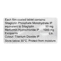 Sitaglyn M Ir 50/1000 Tablet 10