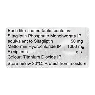 Sitaglyn M Ir 50/1000 Tablet 10