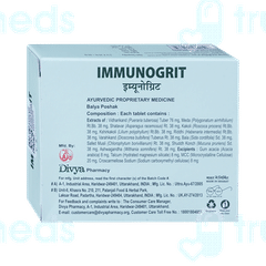 Patanjali Divya Immunogrit Tablet 60