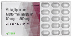 Zildaglip M Tablet 15