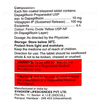 Sugaflo V 10 Tablet 15