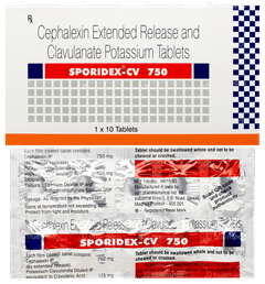 Sporidex Cv 750 Tablet 10 Sporidex Cv 750 Tablet 10