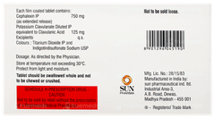 Sporidex Cv 750 Tablet 10 Sporidex Cv 750 Tablet 10