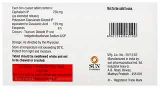 Sporidex Cv 750 Tablet 10