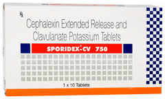 Sporidex Cv 750 Tablet 10 Sporidex Cv 750 Tablet 10
